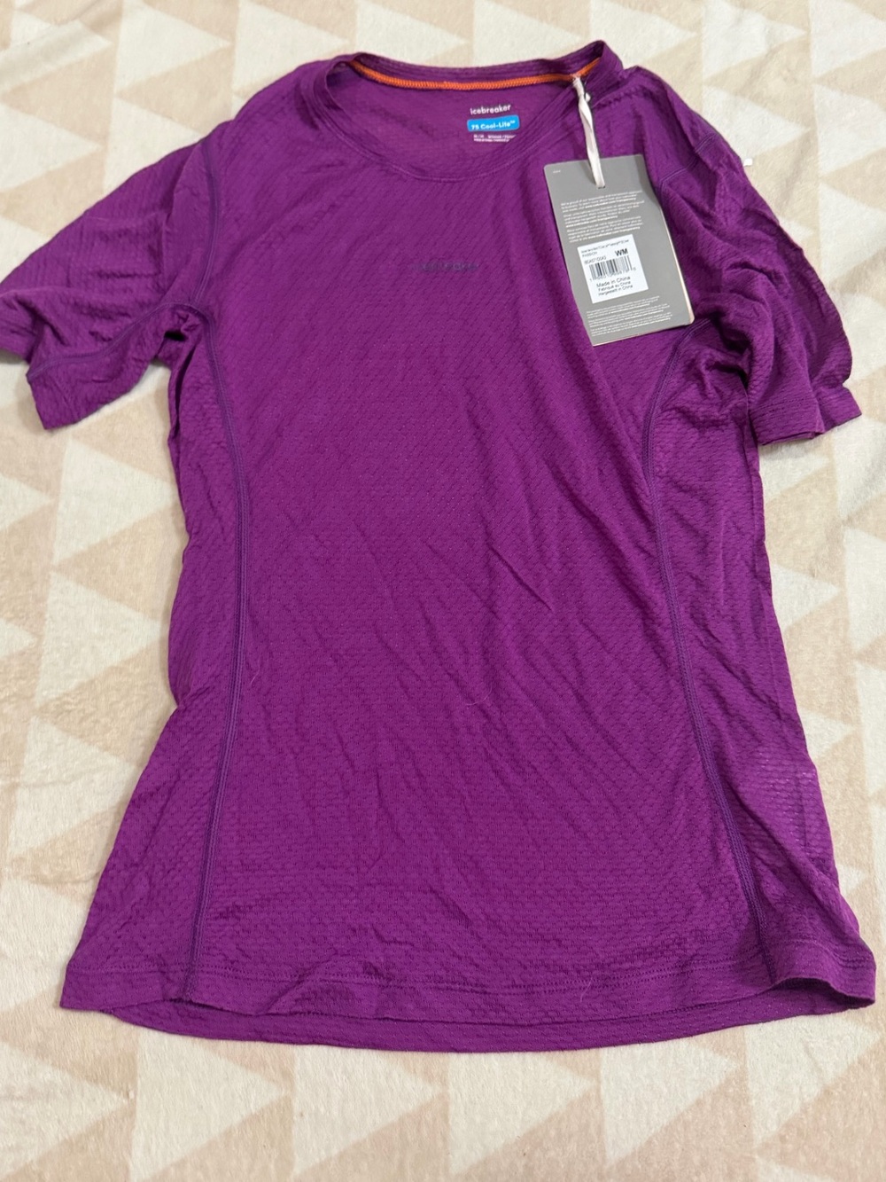 Icebreaker 75 Cool-Lite Featherlight Merino Blend Short Sleeve T-Shirt